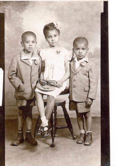 The Rew Family: George (Brother), Stella and Kenneth